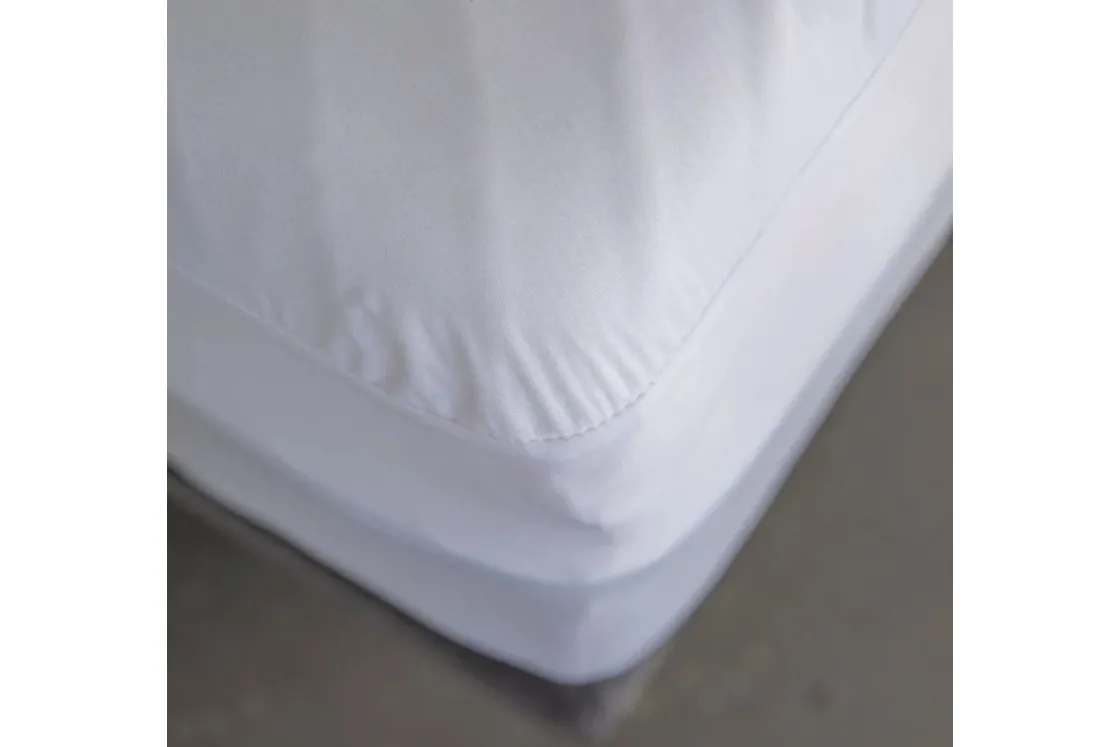 Mor Furniture Tencel Mattress Pad Protector In White, Twin
