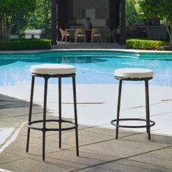 Mor Furniture Thayer Outdoor Barstool In Bronze