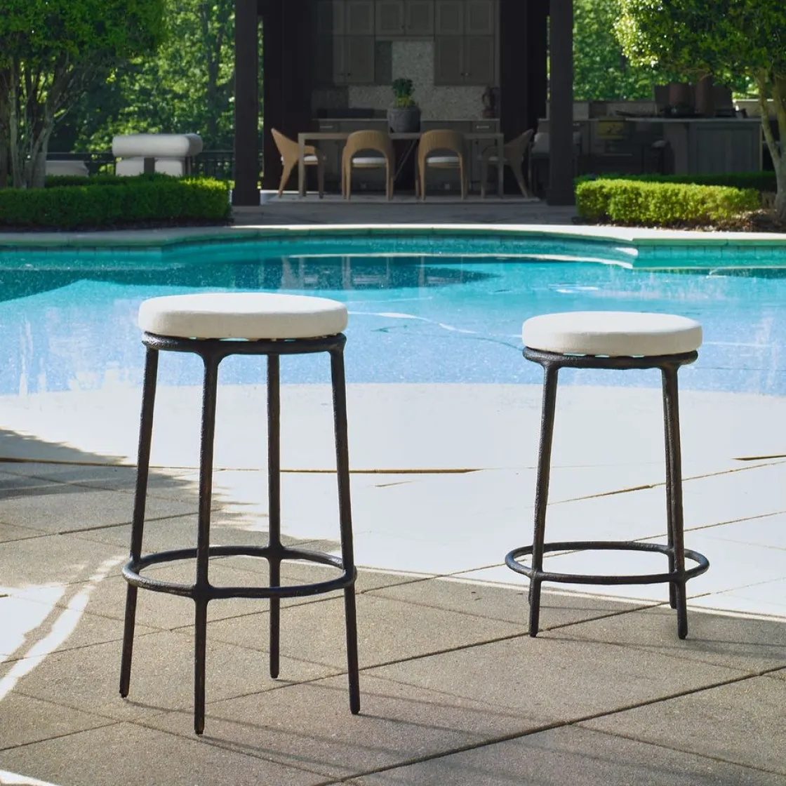 Mor Furniture Thayer Outdoor Barstool In Bronze