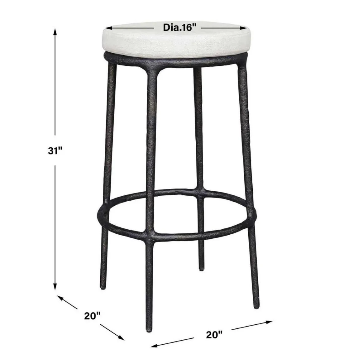 Mor Furniture Thayer Outdoor Barstool In Bronze
