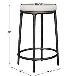 Mor Furniture Thayer Outdoor Counter Height Stool In Bronze