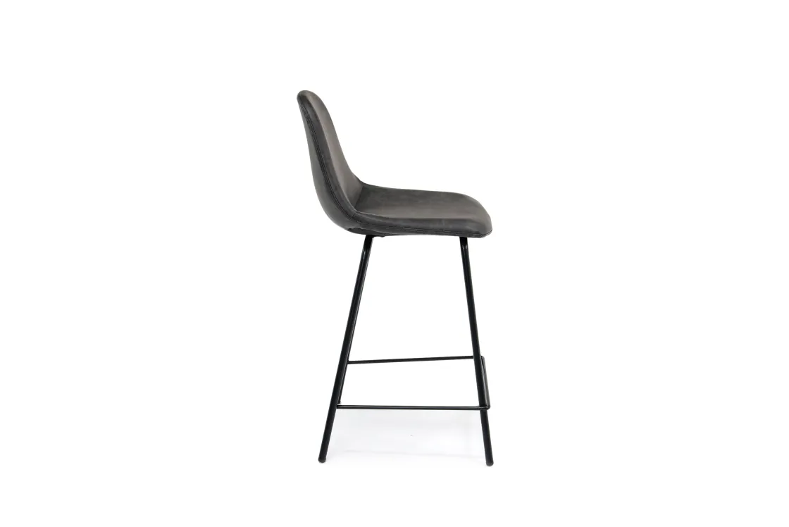 Mor Furniture Theo Counter Height Stool In Slate