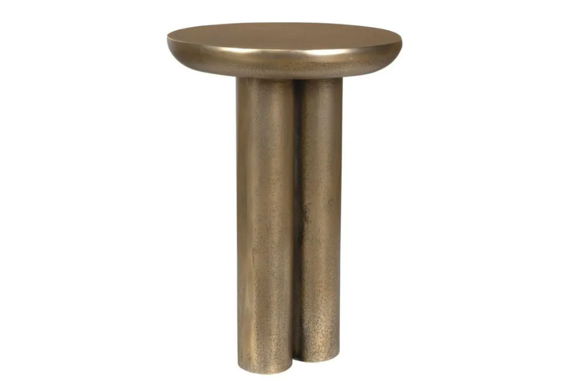 Mor Furniture Thorp Outdoor Round Accent Table In Bronze