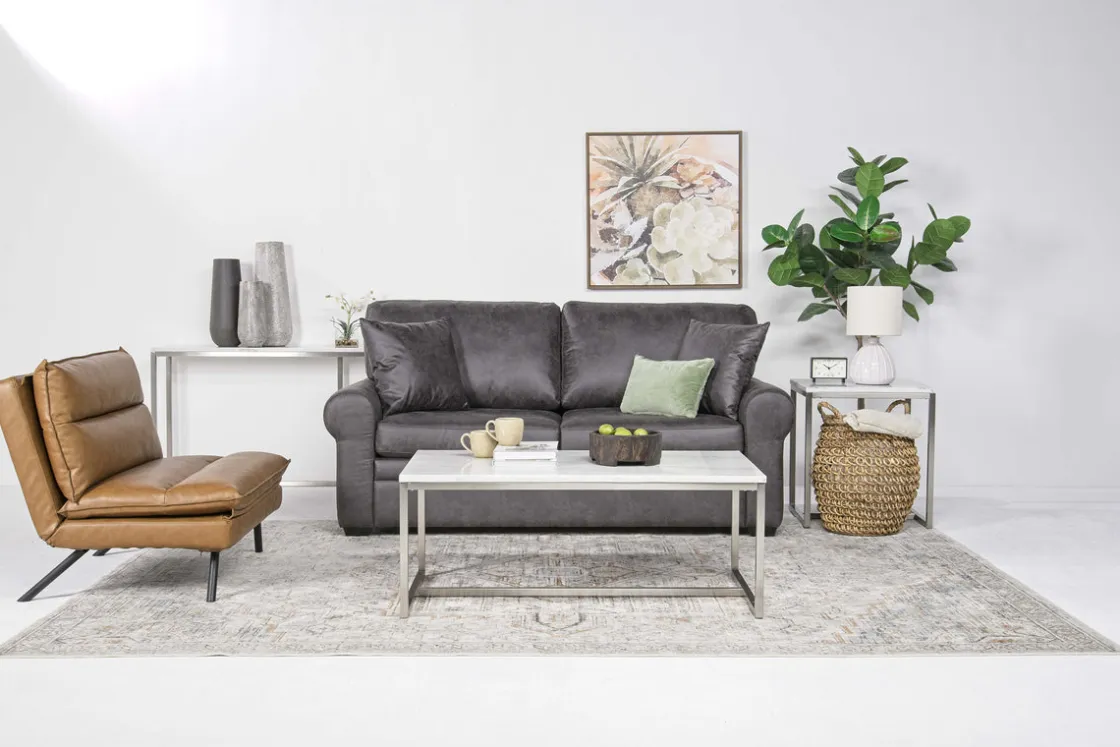 Mor Furniture Tilda Full Sleeper Loveseat W/ Gel Mattress In Meluco