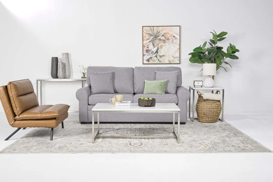 Mor Furniture Tilda Full Sleeper Loveseat W/ Gel Mattress In Meluco