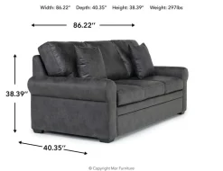 Mor Furniture Tilda Queen Sleeper Sofa W/ Gel Mattress In Meluco