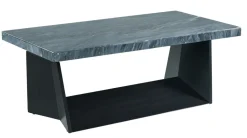 Mor Furniture Tobias Coffee Table In Dark Marble