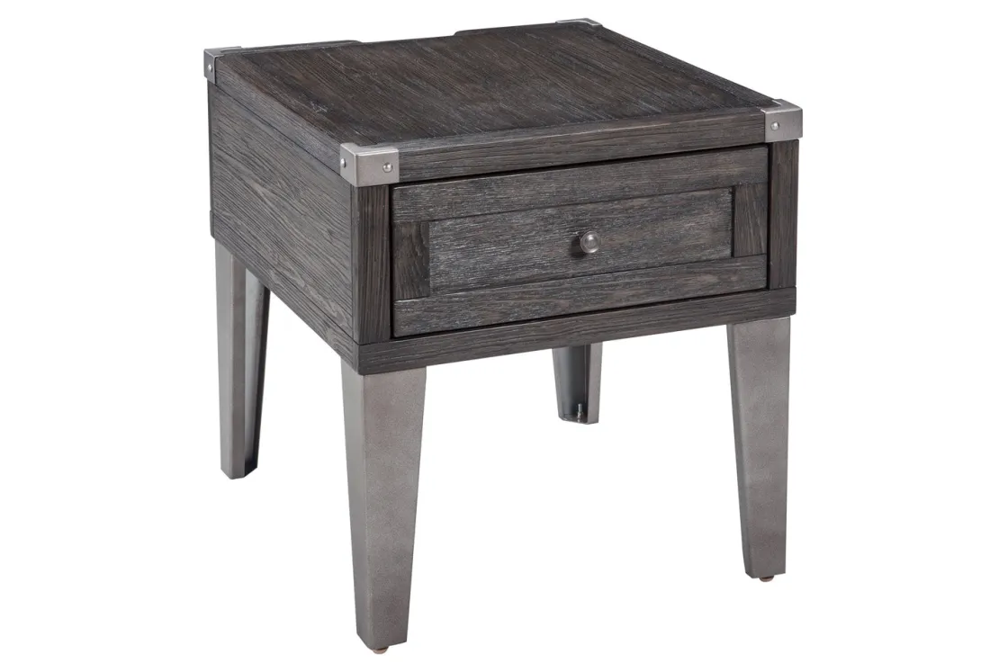 Mor Furniture Todoe End Table In Gray
