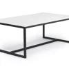 Mor Furniture Torin Coffee Table In White Marble/Black