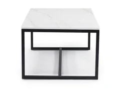 Mor Furniture Torin Coffee Table In White Marble/Black