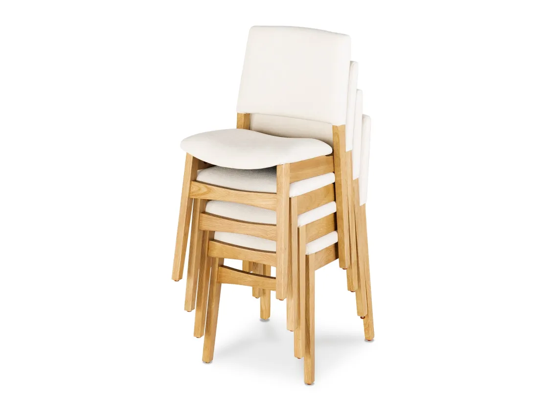 Mor Furniture Transformer Extendable Dining Table, 4 Chairs & Bench In Scandinavian Oak