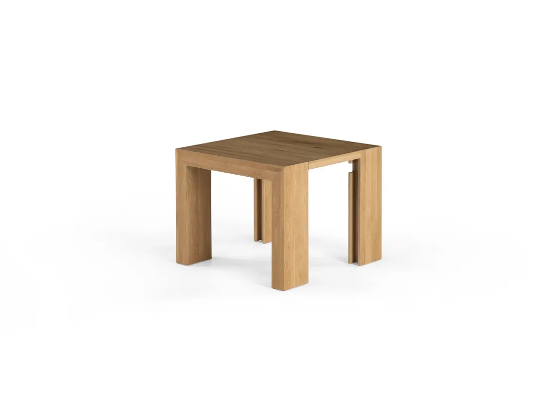 Mor Furniture Transformer Extendable Dining Table In Scandinavian Oak