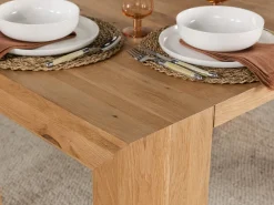 Mor Furniture Transformer Extendable Dining Table & 4 Chairs In Scandinavian Oak