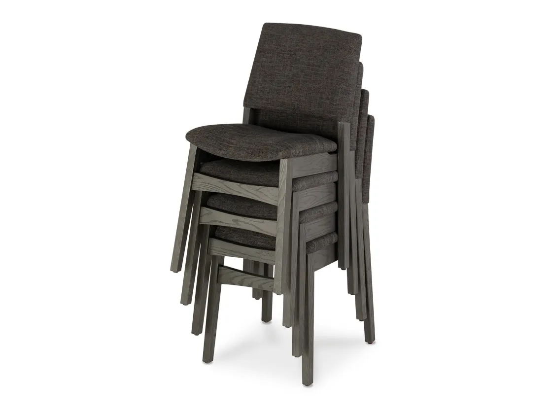 Mor Furniture Transformer Extendable Dining Table & 4 Chairs In Scandinavian Oak