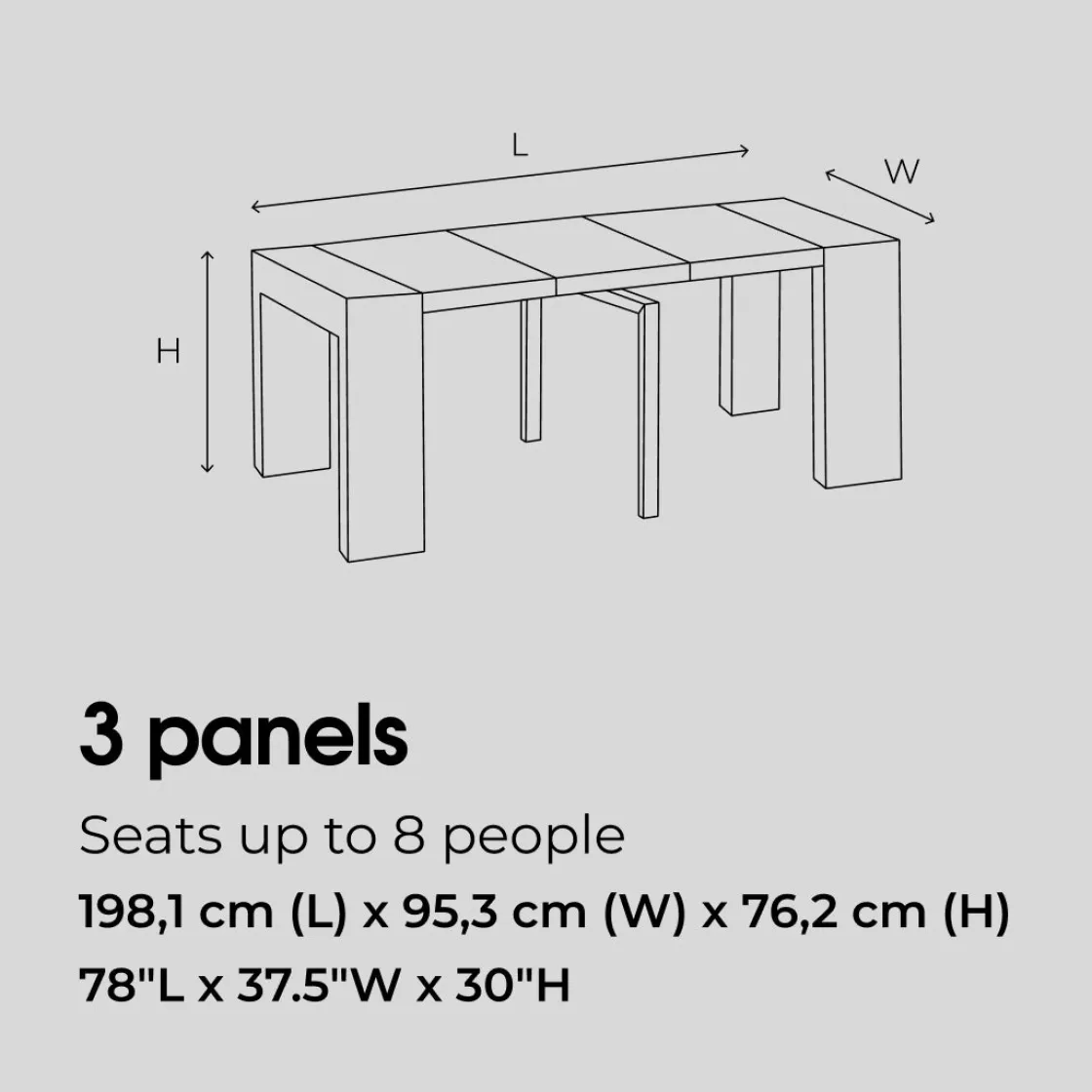 Mor Furniture Transformer Extendable Dining Table & 4 Chairs In Scandinavian Oak
