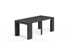 Mor Furniture Transformer Extendable Dining Table & 4 Chairs In Scandinavian Oak