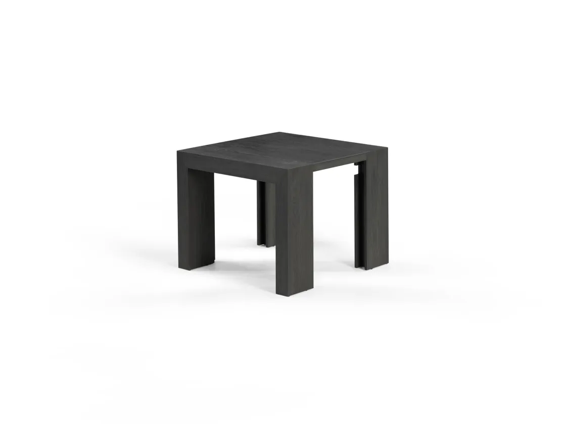 Mor Furniture Transformer Extendable Dining Table & 4 Chairs In Scandinavian Oak