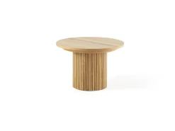 Mor Furniture Transformer Round Extendable Dining Table In Scandinavian Oak