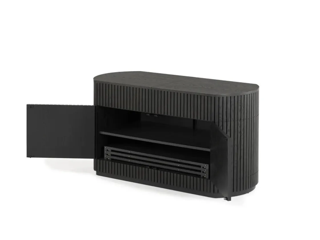 Mor Furniture Transformer Round Server In Scandinavian Oak