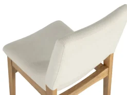 Mor Furniture Transformer Stackable Side Chair In Scandinavian Oak & Creamy
