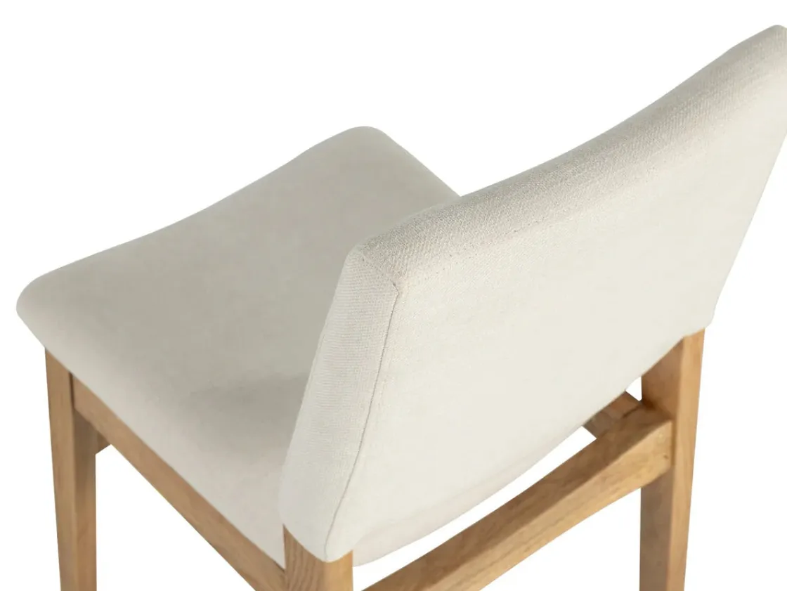 Mor Furniture Transformer Stackable Side Chair In Scandinavian Oak & Creamy