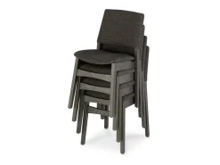 Mor Furniture Transformer Stackable Side Chair In Scandinavian Oak & Creamy