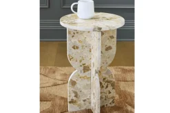 Mor Furniture Treygan Accent Table In Beige