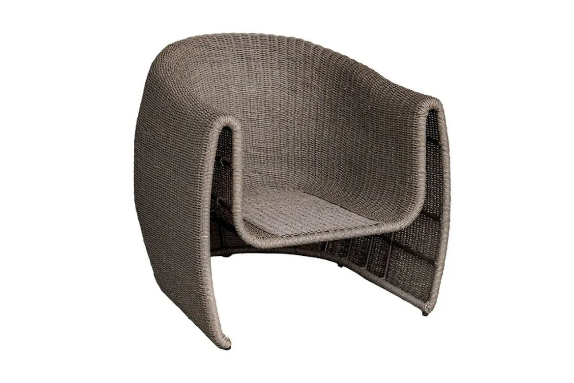 Mor Furniture Tropic Outdoor Lounge Chair In Brown