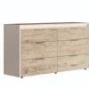 Mor Furniture Tullia Dresser W/ Lights In Pearl Line/Eco Stone