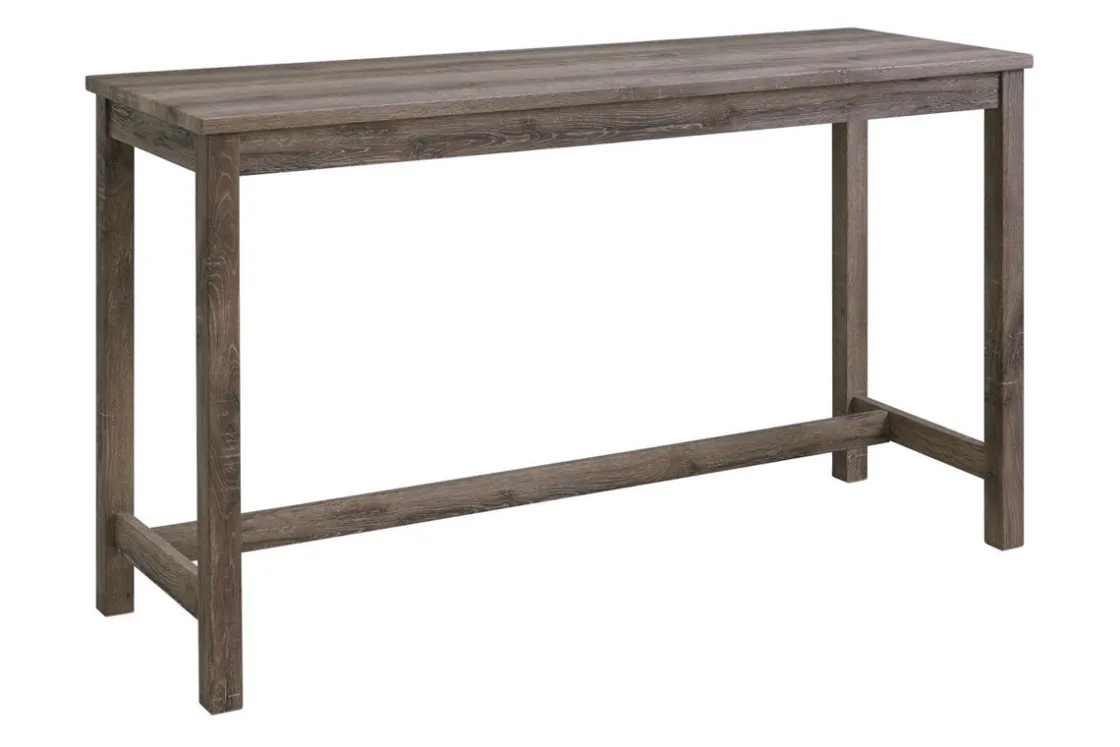 Mor Furniture Turner Counter Height Sofa Bar Table W/ 3 Stools In Gray
