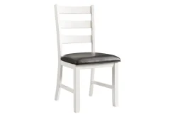 Mor Furniture Tuttle Dining Table & 2 Chairs In White