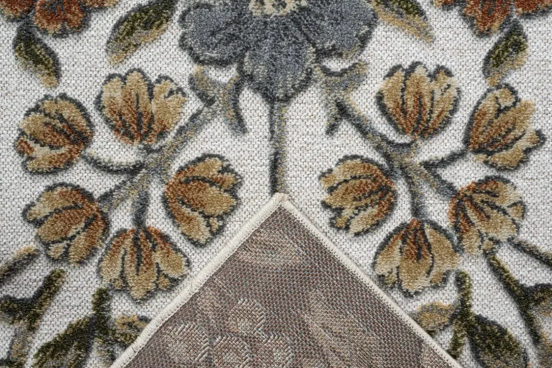 Mor Furniture Tweed Harbor Rug In Multicolor/Cream, 5’ X 7’