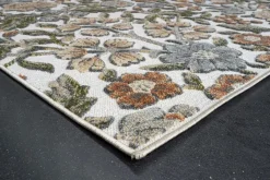 Mor Furniture Tweed Harbor Rug In Multicolor/Cream, 5’ X 7’