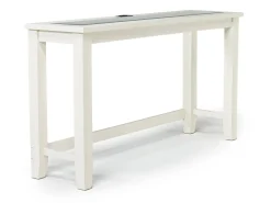 Mor Furniture Urban Sofa Bar Table W/ 3 Stools In White