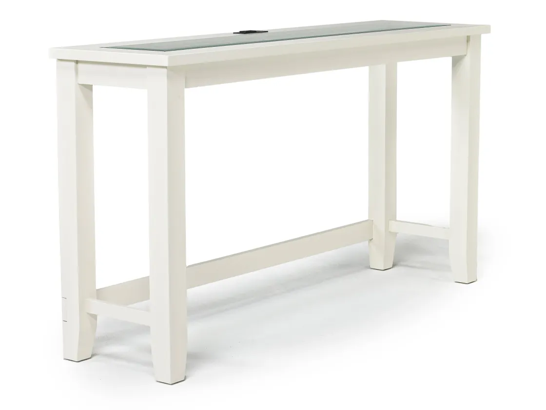 Mor Furniture Urban Sofa Bar Table W/ 3 Stools In White