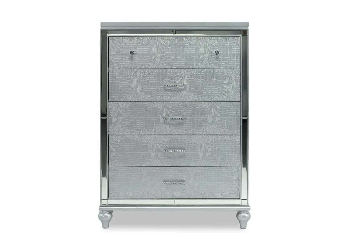 Mor Furniture Valentino Chest In White