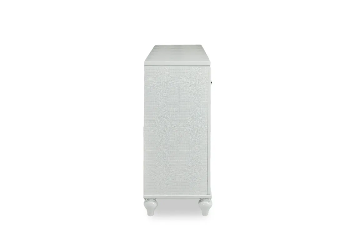 Mor Furniture Valentino Dresser In White