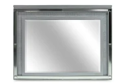Mor Furniture Valentino Mirror In Silver