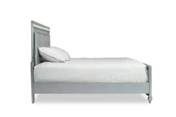 Mor Furniture Valentino Panel Bed In White, Twin