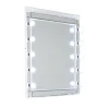 Mor Furniture Valentino Vanity & Mirror In Silver