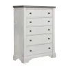 Mor Furniture Valley Ridge Chest In White Gray Finish