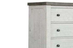 Mor Furniture Valley Ridge Chest In White Gray Finish