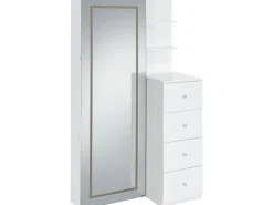 Mor Furniture Vancouver Vanity & Mirror In White