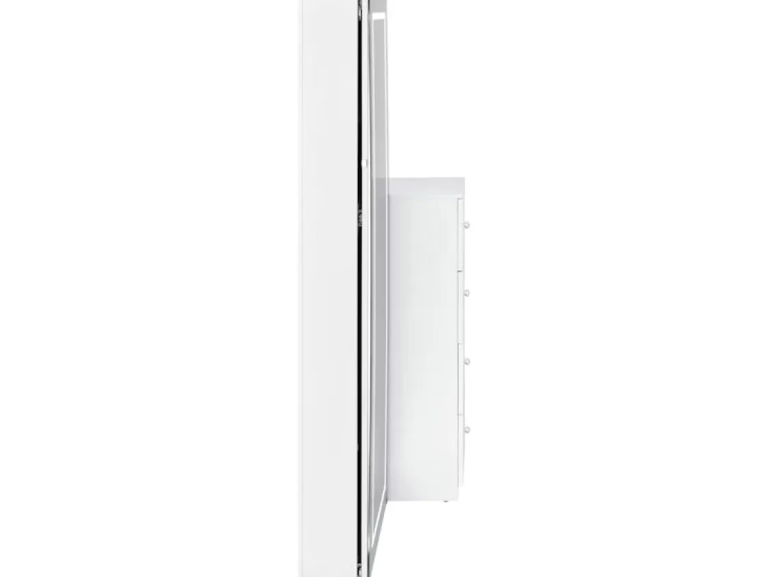 Mor Furniture Vancouver Vanity & Mirror In White