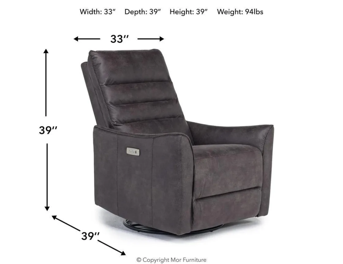 Mor Furniture Vasco Power Recliner In
