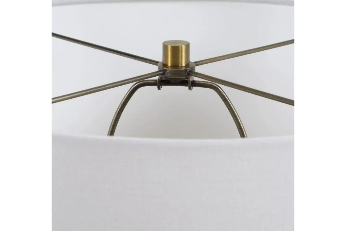 Mor Furniture Vera Glass Lamp In Green