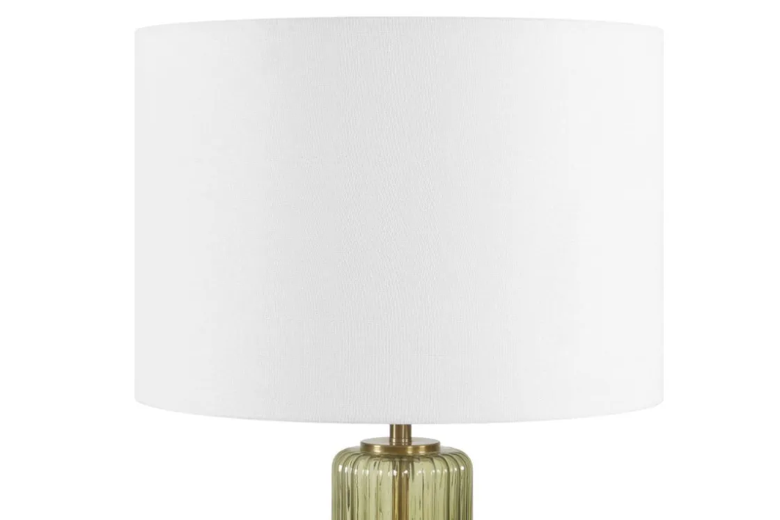 Mor Furniture Vera Glass Lamp In Green