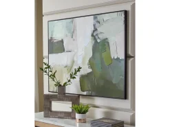 Mor Furniture Vinick Wall Art In Green/Gray/White