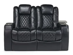 Mor Furniture Viper 2 Power Loveseat In Black