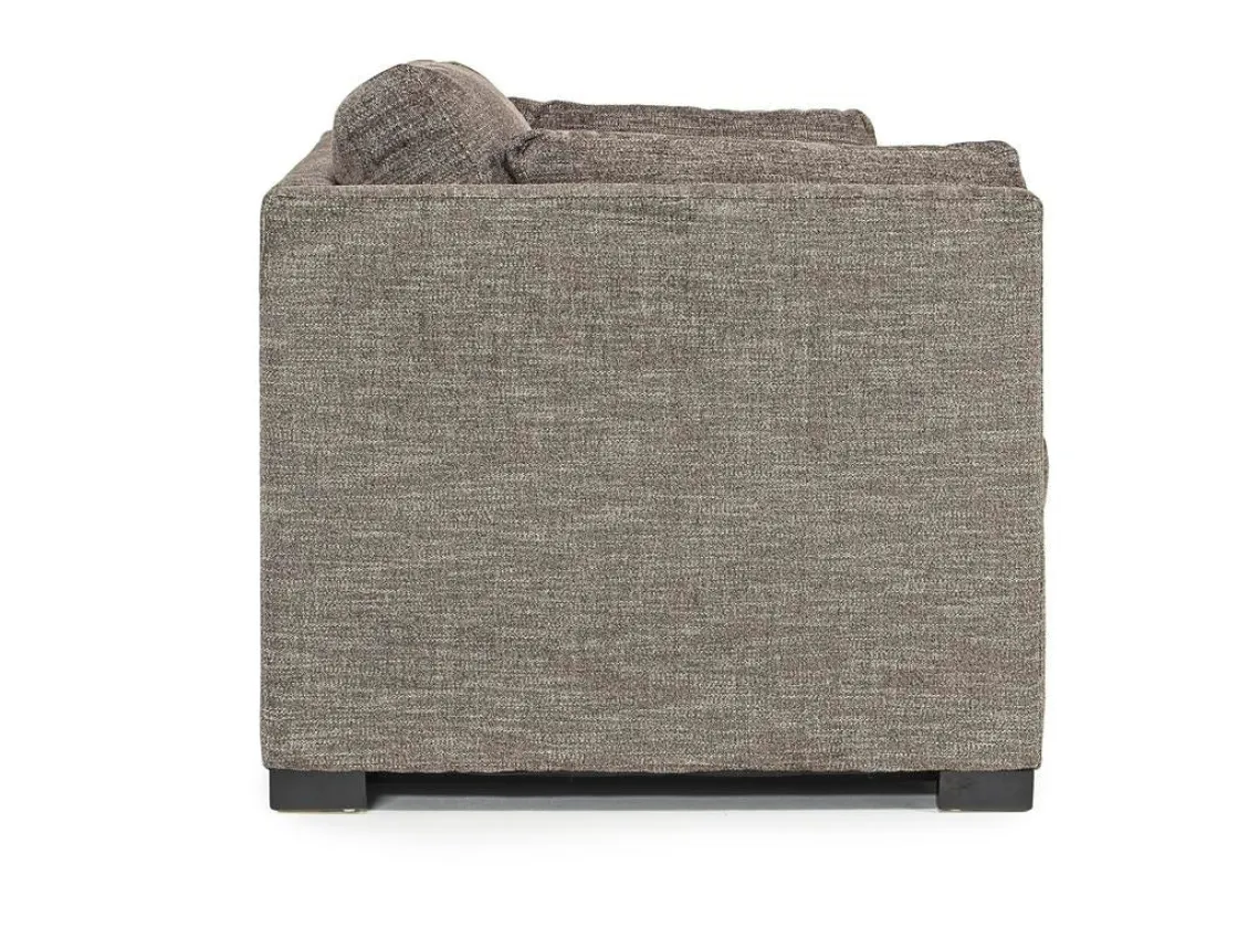 Mor Furniture Vivian Full Sleeper Loveseat In Gray Fabric